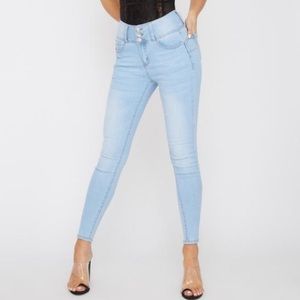 Butt, I Love You 3-Tier High-Rise Push-Up Jean